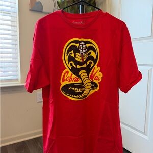 VINTAGE Red Cobra Kai Graphic T-Shirt XL